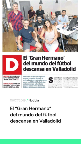 El Gran hermano del mundo del fútbol descansa en Valladolid